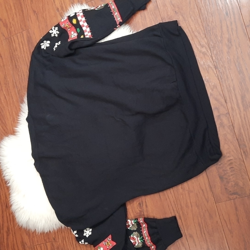 90's Vintage Nut Cracker Santa Sweatshirt - Picture 2 of 5